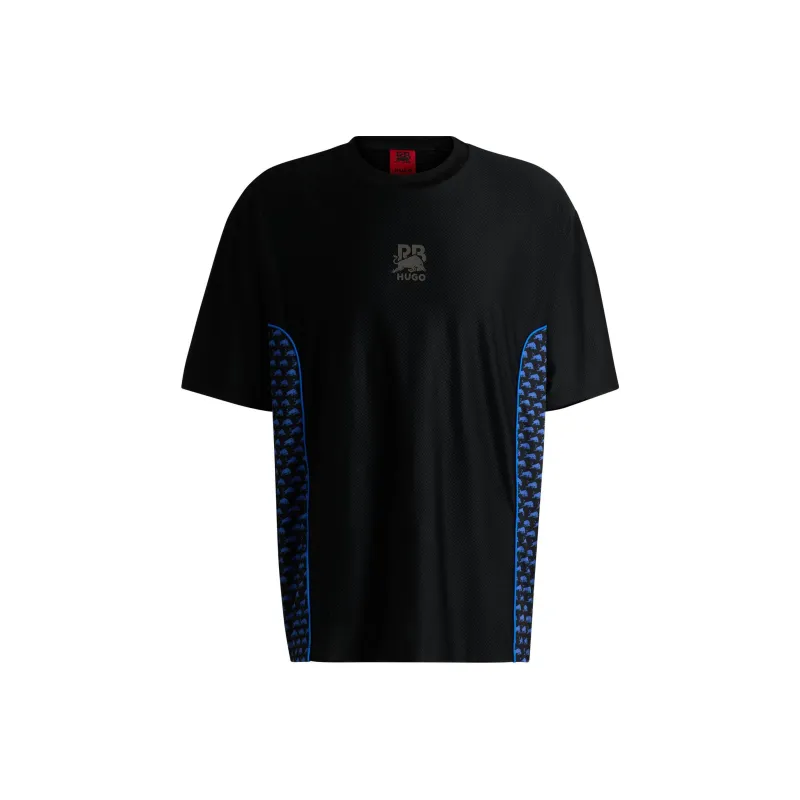 HUGO BOSS X Rb Logo print T shirt-0