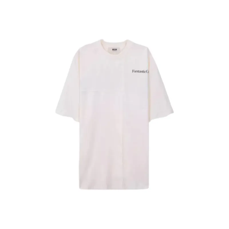 MSGM T Shirts Men Ecru-0