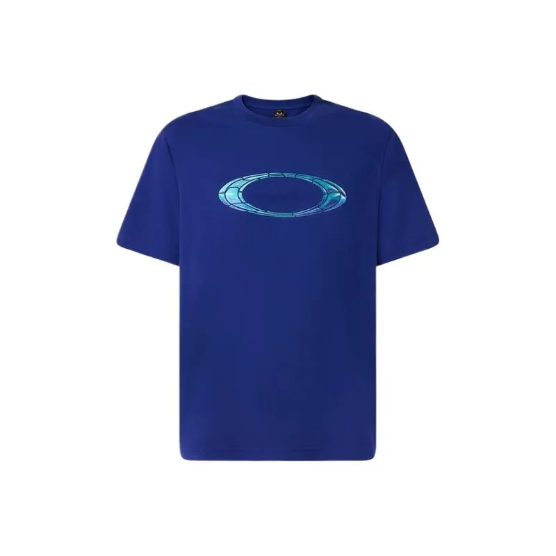 Oakley MTL LIQUID ELLIPSE TEE T-Shirt Men's Dark Blue-0