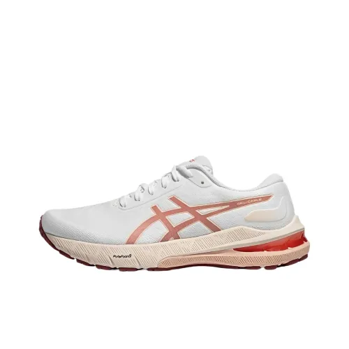 Asics GEL CABLE Low Top Running Shoes Women's White Red