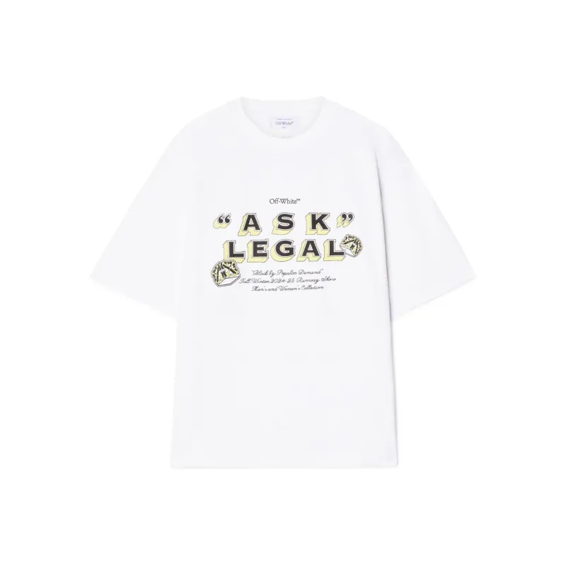 OFF WHITE 'Ask Legal' Show Tee-0
