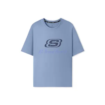 Skechers T-Shirt Unisex Stone-Ground Blue