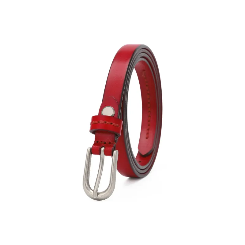 CATELLES Top Grain Cow Leather Belts Women's 1.3cm-6