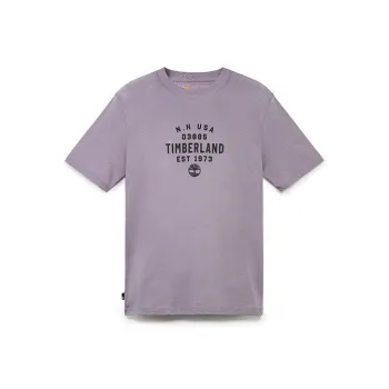 Timberland T Shirt Unisex Gray Purple