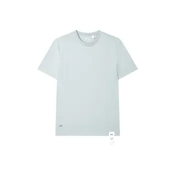 FILA WHITE T Shirt Men's Cloud Gray Green