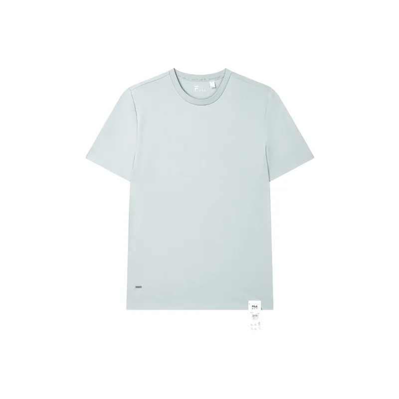 FILA WHITE T Shirt Men's Cloud Gray Green-0