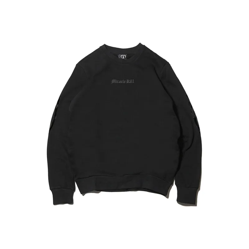 MIRACLE KILL Crew Neck Loose Fit Regular Sweatshirt Unisex-8