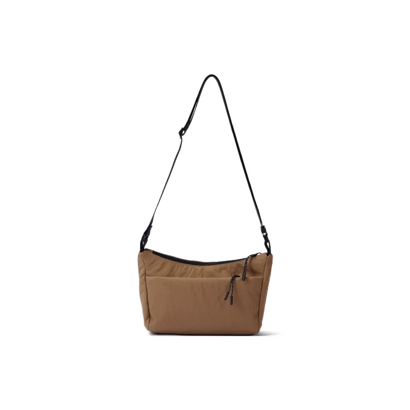 Dubaolu Fabric Dumpling Bag Crossbody Bag Medium Size Unisex Black/Khaki/Brown-17