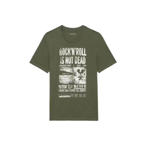 Zadig & Voltaire Graphic Printed Crewneck T Shirt