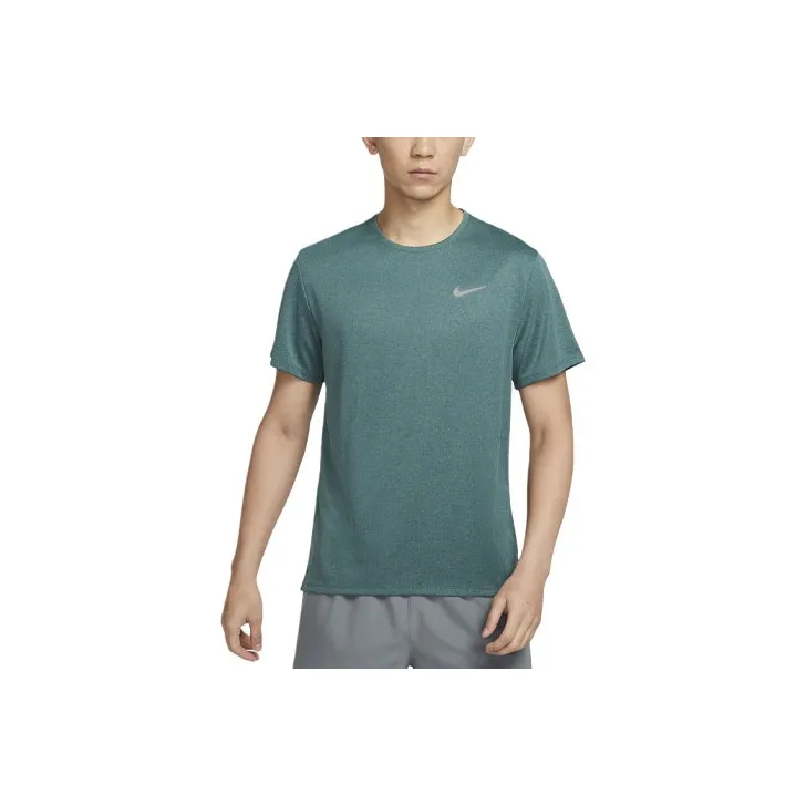 Nike DRI FIT UVMILER T Shirt Men's Vintage Green-0