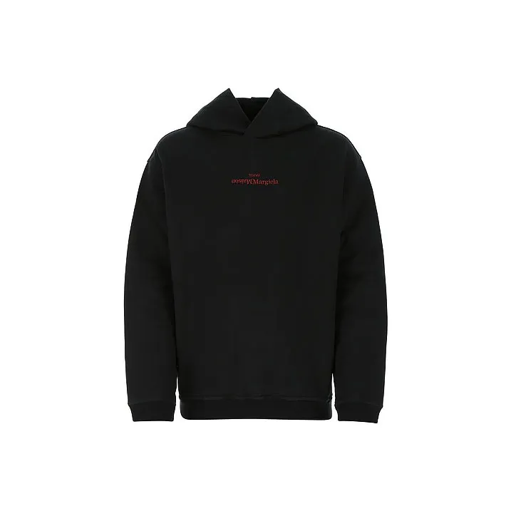 Maison Margiela Logo Embroidered Hoodie-0