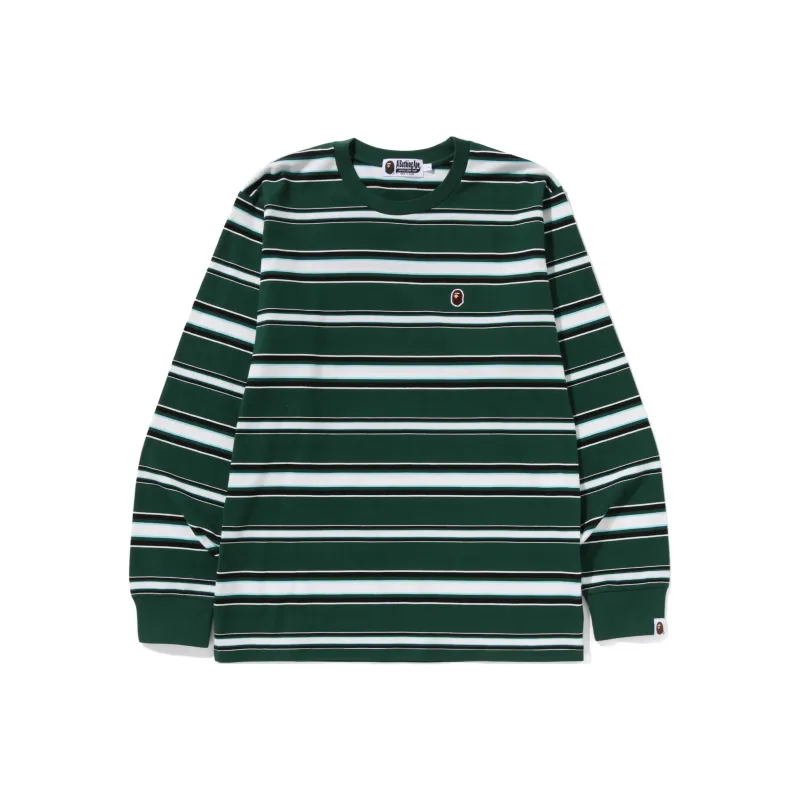Bape One Point Stripe L/S Tee-2