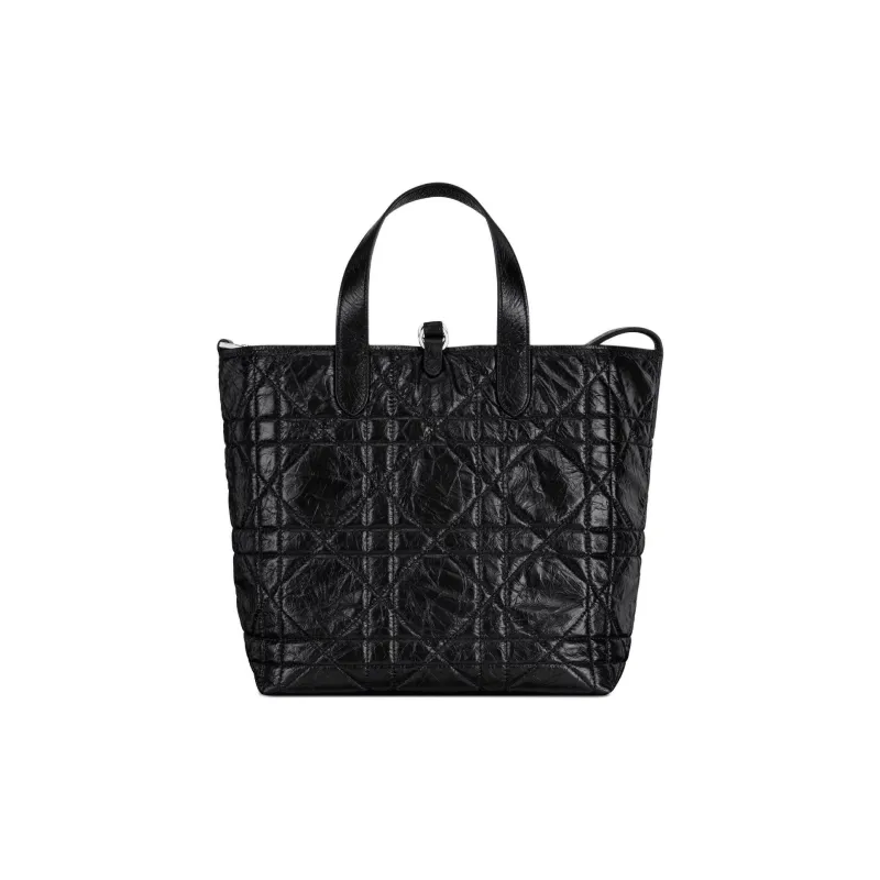 DIOR Toujours Cow Leather Shoulder Bag, Crossbody Bag, Handbag Medium Size Women's Black-2