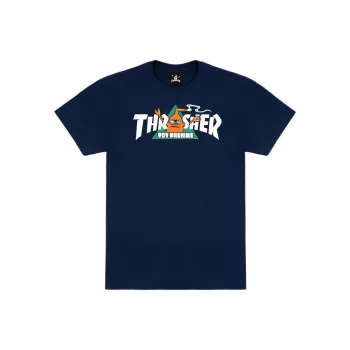 Toy Machine X Thrasher T-Shirts Unisex Marine Blue