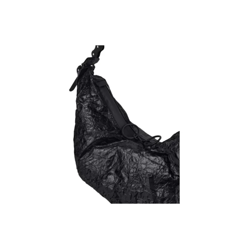 CDG Junya Watanabe X Innerraum Collaboration Coated Canvas Shoulder Bag Crossbody Bag Women's Black-3