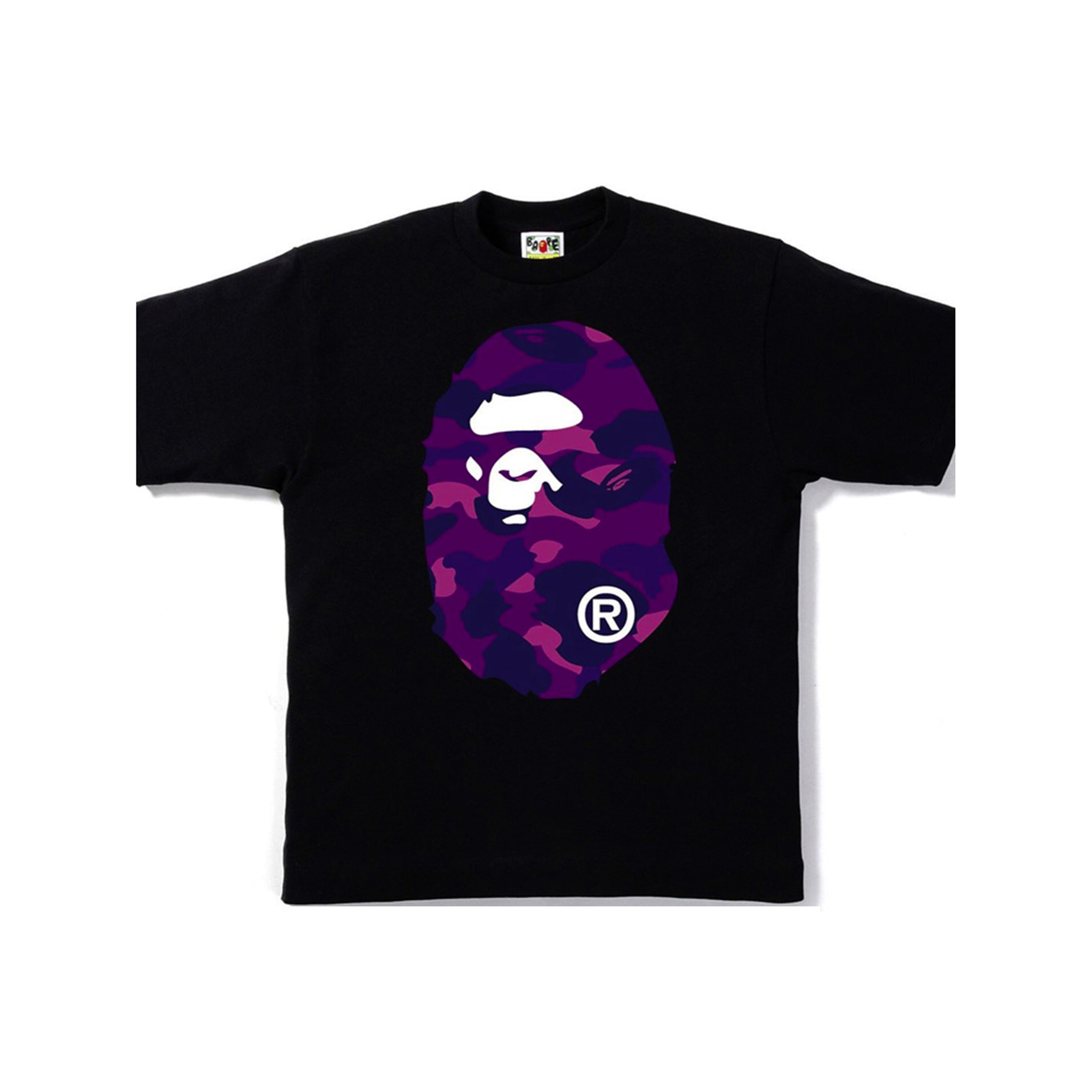 A BATHING APE Silicon Ape Head One Point Tee Brown BWX S A BATHING APE Silicon Ape Head One Point Tee Brown BWX S