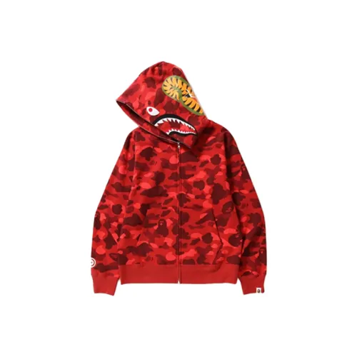 A BATHING APE Color Camo Shark Full Zip Hoodie