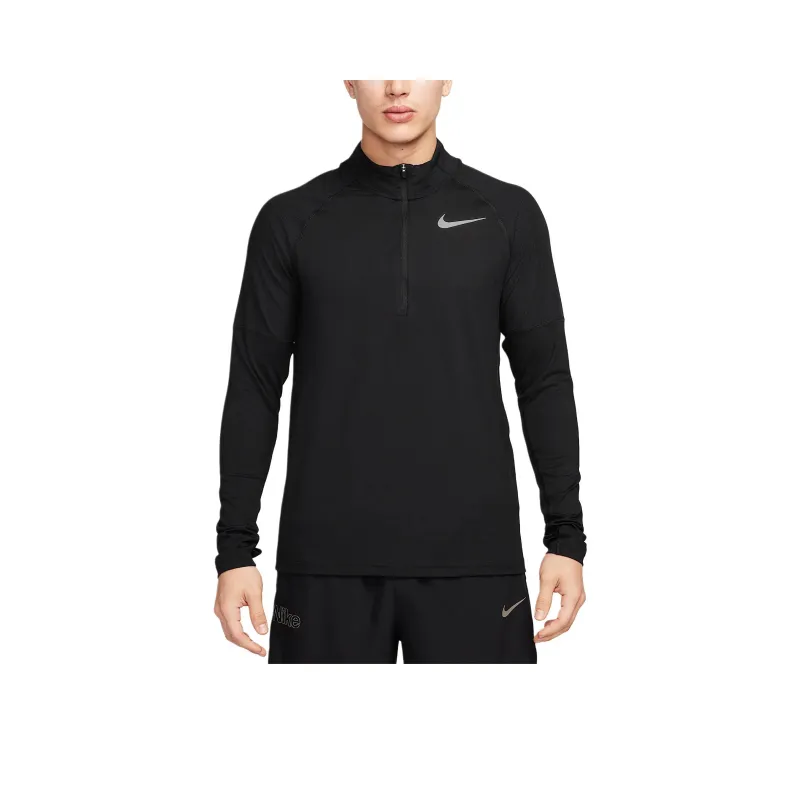Nike 1/2 Zip Running Top Fleece Tee Asia Sizing-0