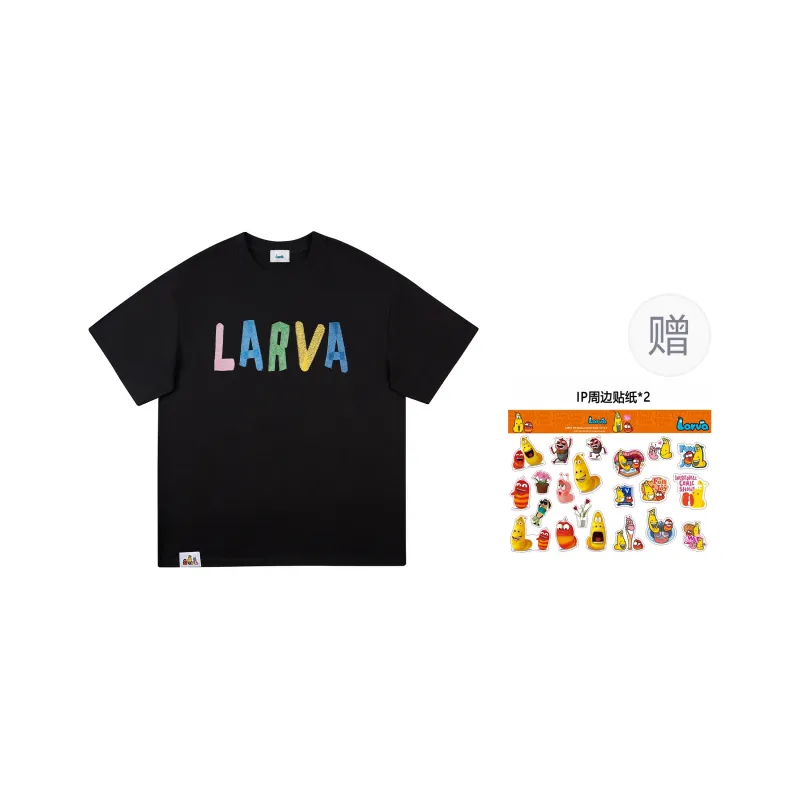 COMIC LARVA T Shirts Unisex-0