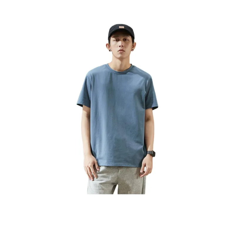Tonlion T Shirt Men's Dusty Blue-0