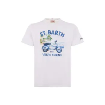 MC2 Saint Barth Ibiza Vespa Printed T Shirt
