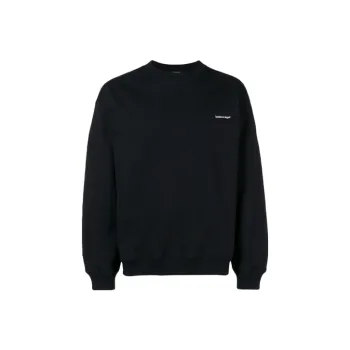 Balenciaga Small Contrast Logo Print Crewneck Sweatshirt