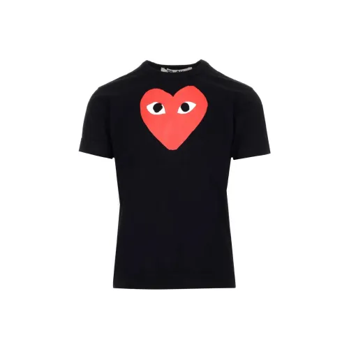 CDG 블랙 남성 티셔츠