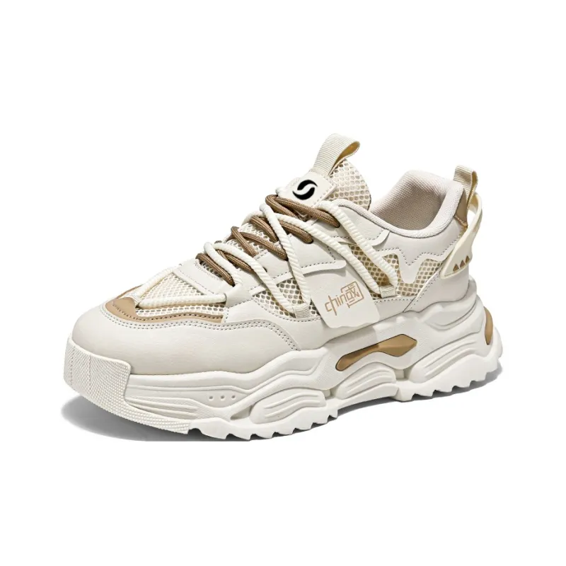 SOURCE Slip Resistant, Abrasion Resistant, Breathable Low Top Chunky Sneakers Men's-5