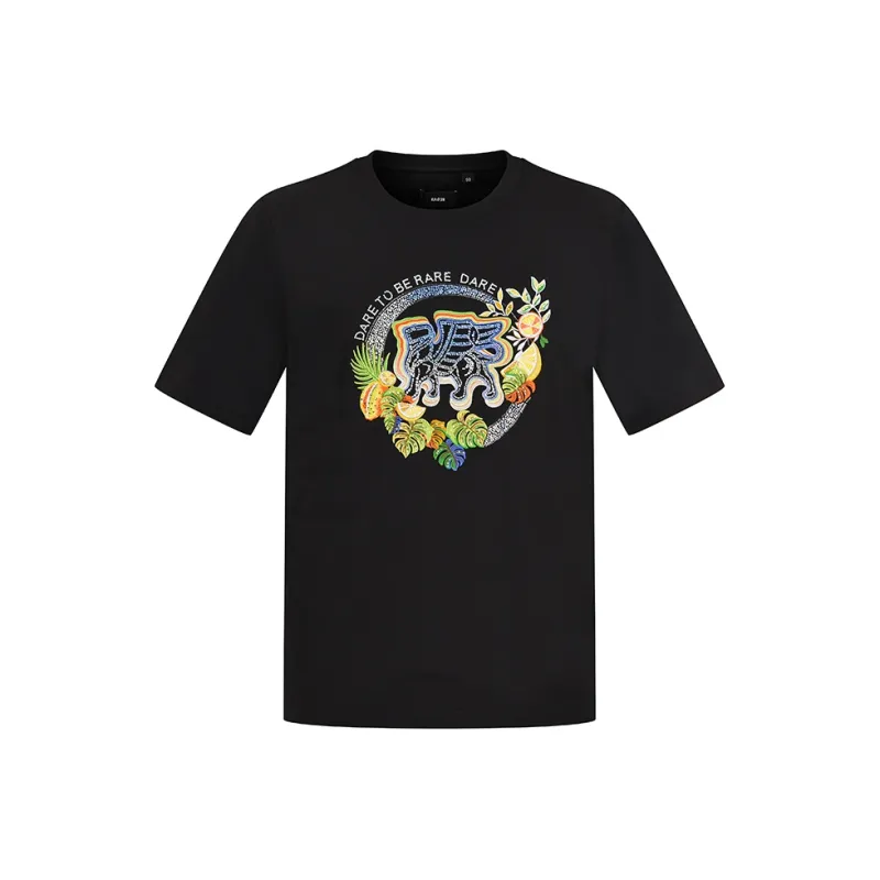 RARE Short Sleeved T Shirts Men's Black-0