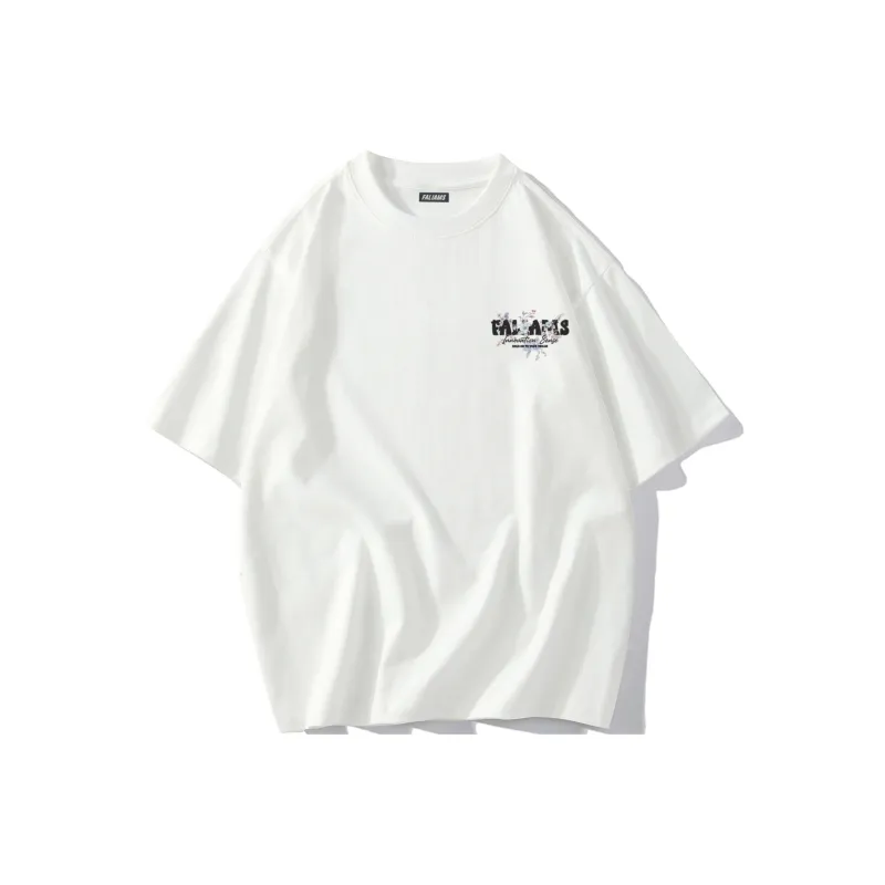 FALIAMS T Shirts Unisex White-0