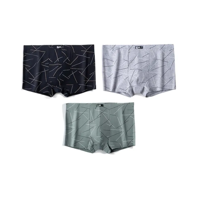 H YXIANG Underpants Men's Combo Set-0