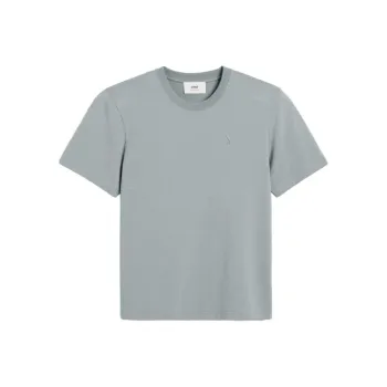 AMIPARIS Logo debossed Organic cotton T shirt