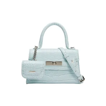 URBAN REVIVO Artificial Leather Handbag Medium Size Women's Pink Blue