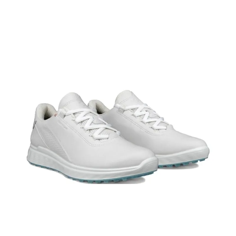 Ecco S Casual Anti Slip Wear Resistant Low Top Golf Shoes Women's White-3
