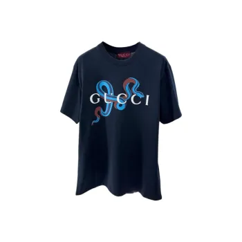 GUCCI SS25 T Shirt Men's Marine Blue