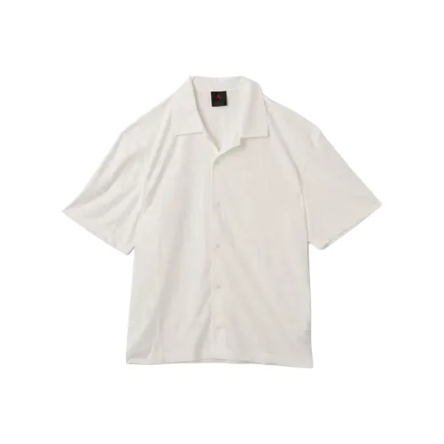 Jordan BRANDFlt M J SS KNIT TOP SAIL Shirt Unisex White
