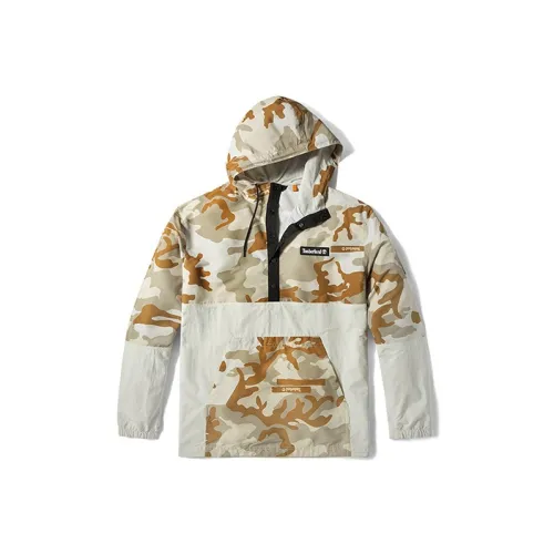 Timberland Sweatshirts Men White Sand Camouflage
