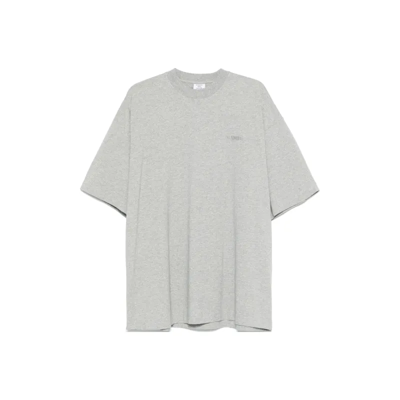 Vetements Logo embroidered T shirt-0