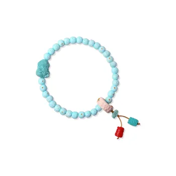 Xiangyan Turquoise Fine Jade Bracelets Unisex