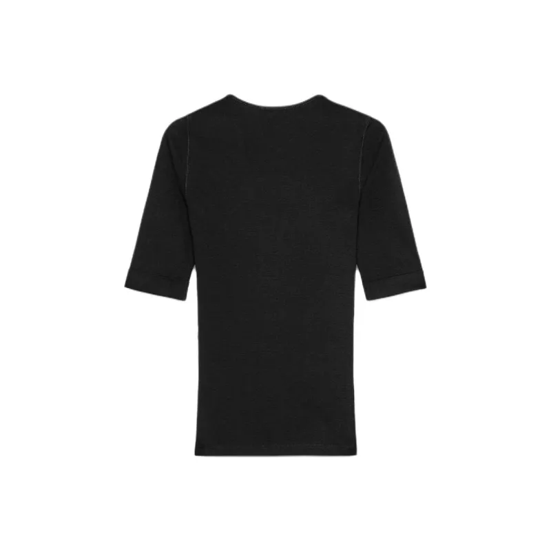 ZARA Regular T Shirt Women's Black-1