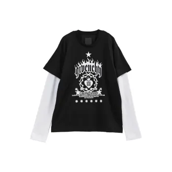 Givenchy Logo Printed Layered T Shirt
