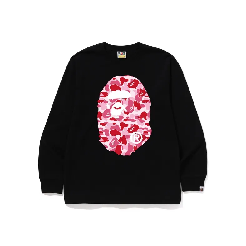 Bape Abc Camo Big Ape Head L/S Tee-4