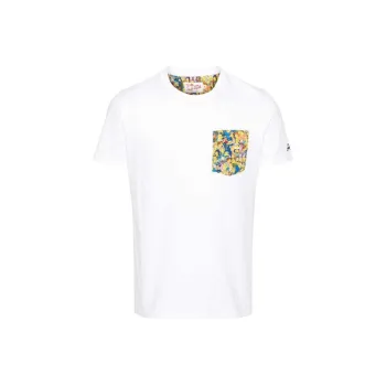 MC2 Saint Barth X The Simpsons Blanche Cotton T shirt