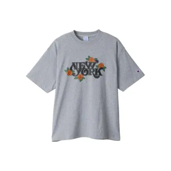Champion Yusuke Komori Collaboration Model T-Shirts Unisex Gray