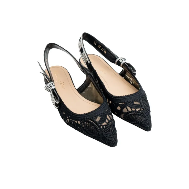 DIOR Casual Single Shoes Women's Black-2