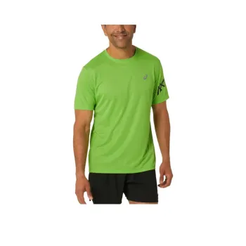 Asics Regular T Shirt Men's Electric Glow Green