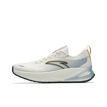 Anta Anti Slip Wear Resistant Low Top Casual Running Shoes Women's White Blue