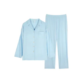 Xuan Liang Pajama Set Women's Morning Ice Blue