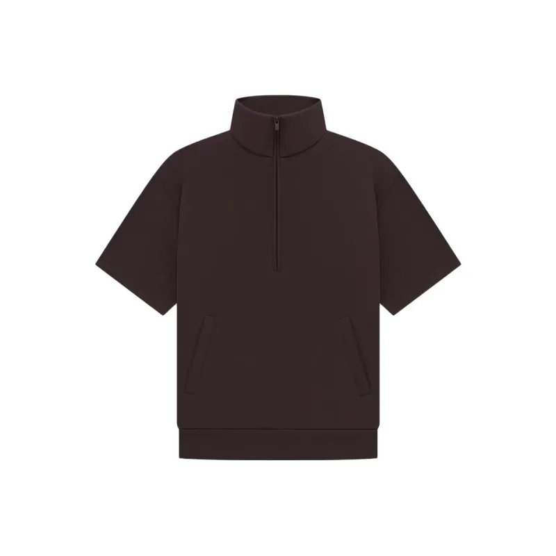 Fear Of God Essentials Halfzip 3/4 Sleeve Shirt-0