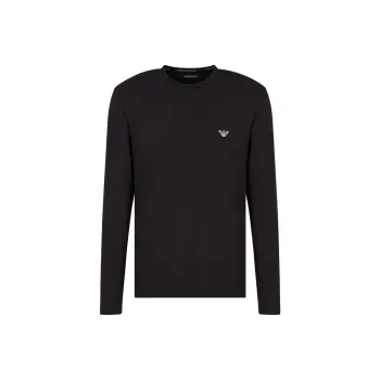 EMPORIO ARMANI Fitted Loungewear Top In Cosy Modal
